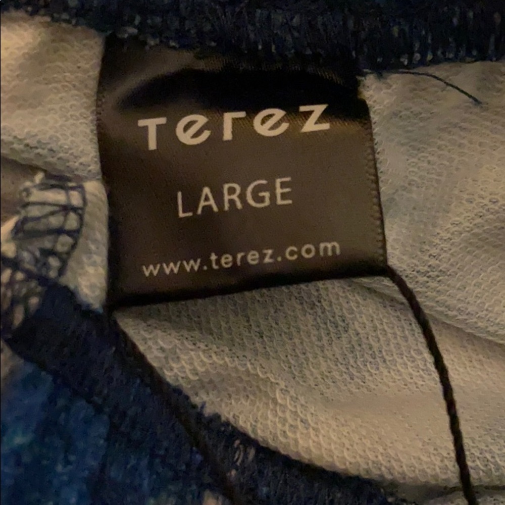Terez L New W/Tags size shorts jean pattern - Picture 5 of 5
